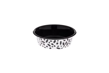 Ferribiella - Bol Pattern Noir pour Chiens