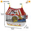 Ferplast - Cage Circus Fun Black - 34x49x42cm Indicateur image numéro 5