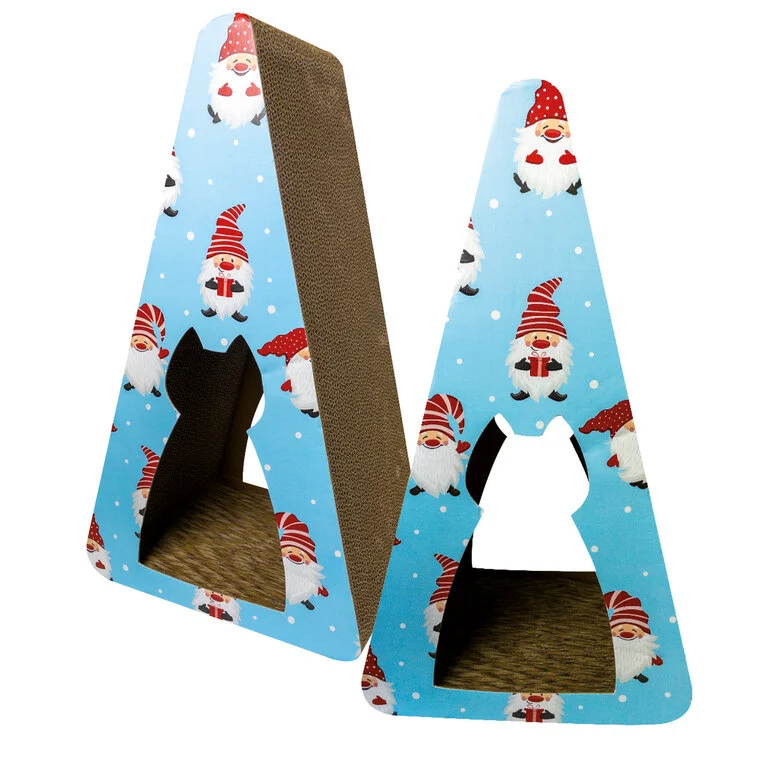Croci - Griffoir en Carton CAT SCRATCHER XMAS CLIMB TREE pour Chats - 32x22x57cm Image numéro 1 Croci - Griffoir en Carton CAT SCRATCHER XMAS CLIMB TREE pour Chats - 32x22x57cm Image numéro 1