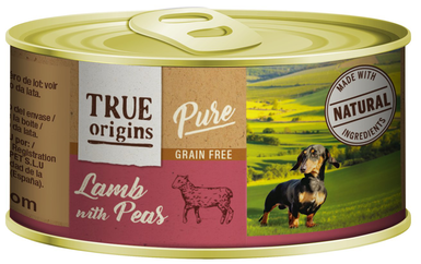 True Origins Pure - Alimentation Humide Chien Agneau & Petits poids - 185g