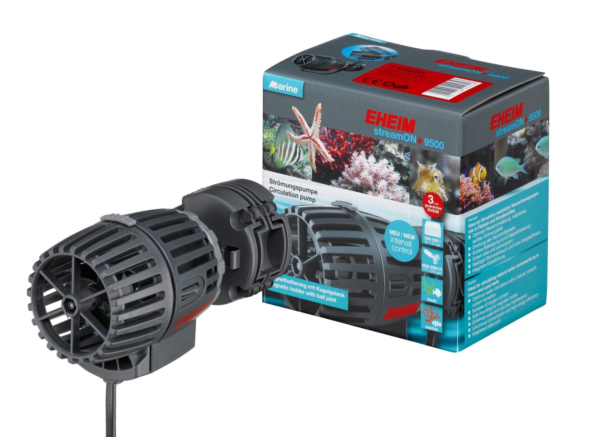 Eheim - Pompe de Circulation Streamon+ 9500 pour Aquarium Eau de mer Image num&eacute;ro 1