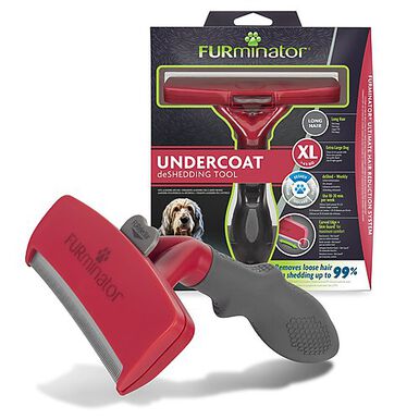 Furminator - Brosse Undercoat Très Grande Taille à Poils Longs pour Chien - XL