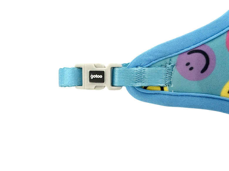 Gotoo - Ensemble Funny de Smileys Bleus pour Chien Image numéro 2 Gotoo - Ensemble Funny de Smileys Bleus pour Chien Image numéro 2