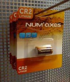 Num'axes - Pile CR2 Lithium - 3V
