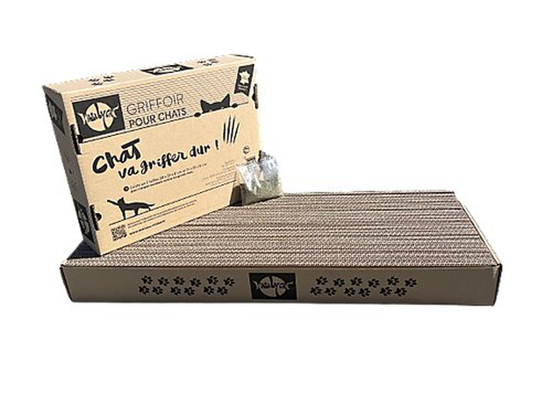 WasaByCat - Griffoir Chat Va Griffer Dur - 38x29x8cm Image numéro 1 WasaByCat - Griffoir Chat Va Griffer Dur - 38x29x8cm Image numéro 1