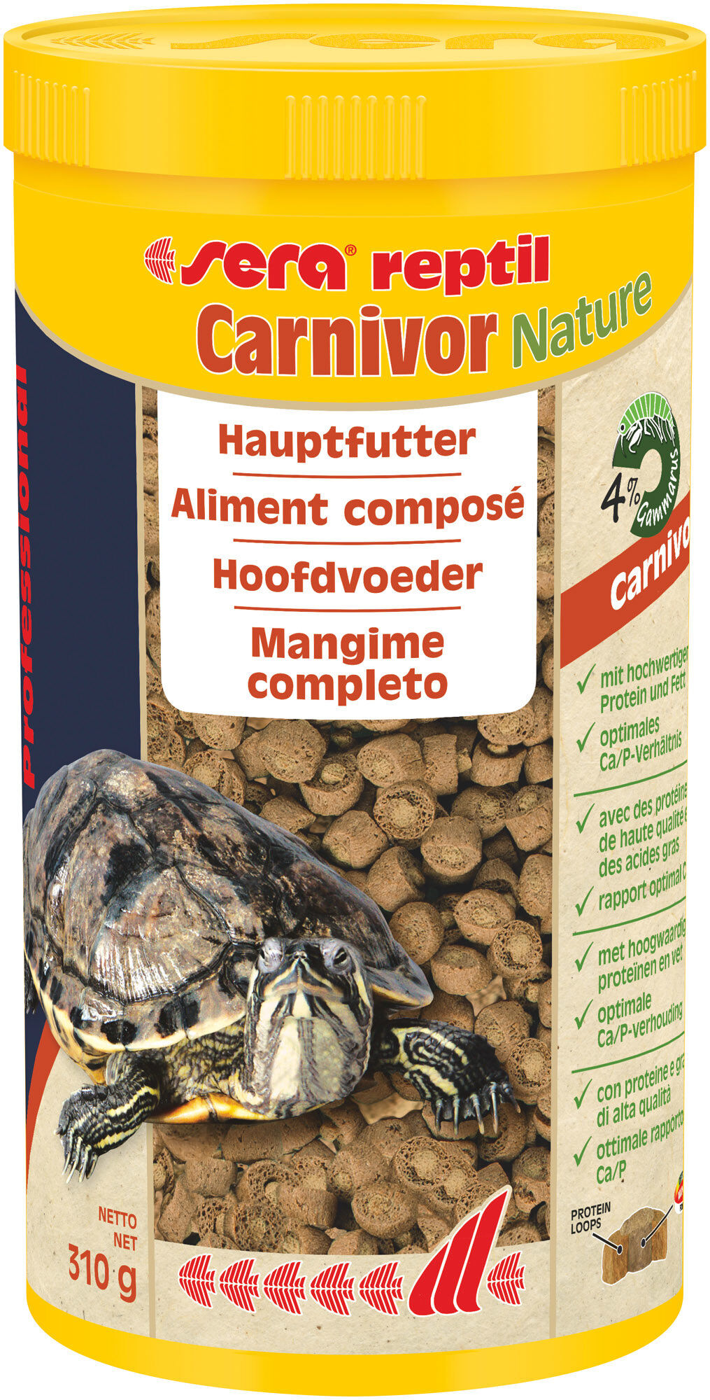 Sera - Aliments Professional Carnivor Nature pour Reptiles Carnivores - 310g Image num&eacute;ro 1