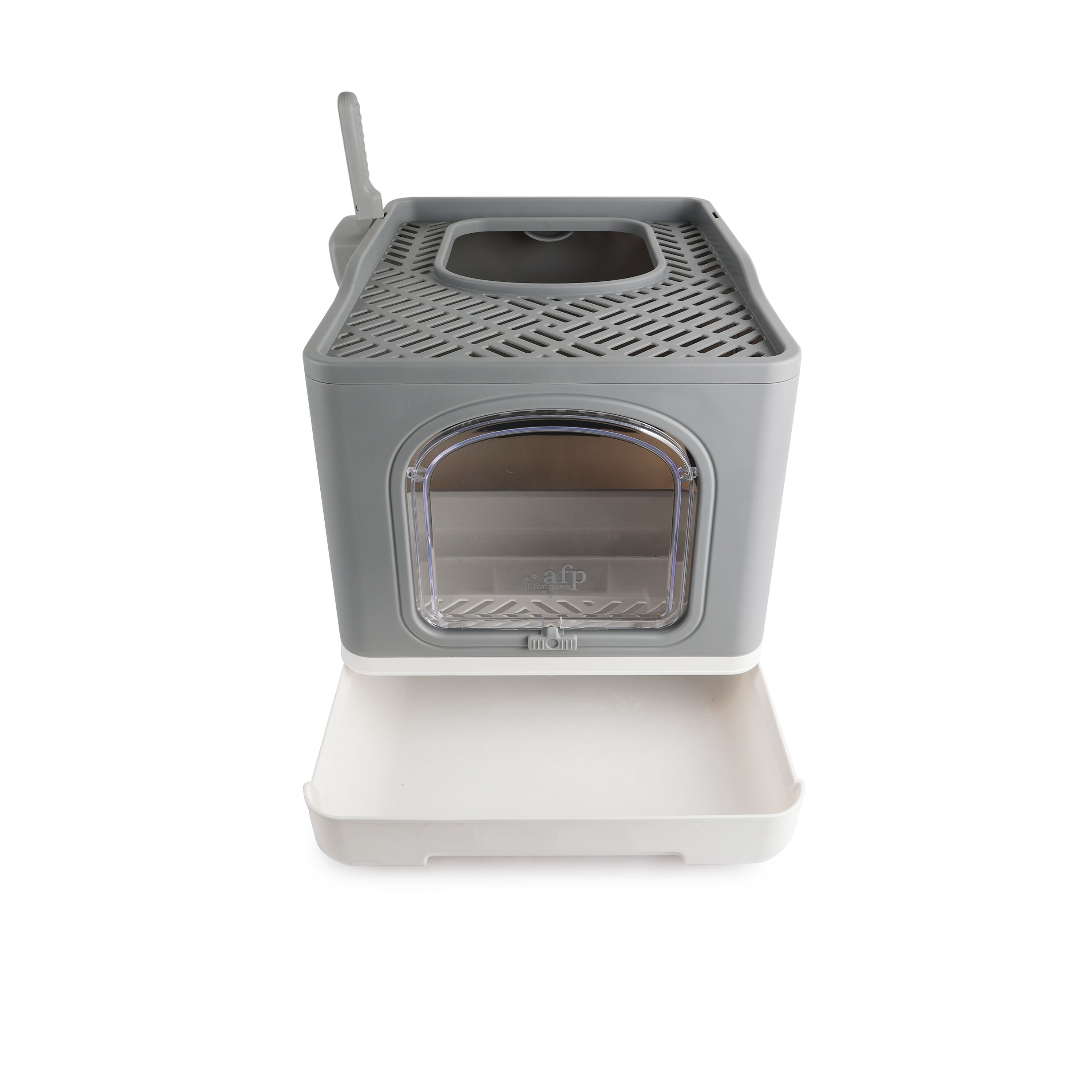 Nice Care - Maison de Toilette Pliable INOUT avec Pelle pour Chats - 20x49x58cm Image num&eacute;ro 2