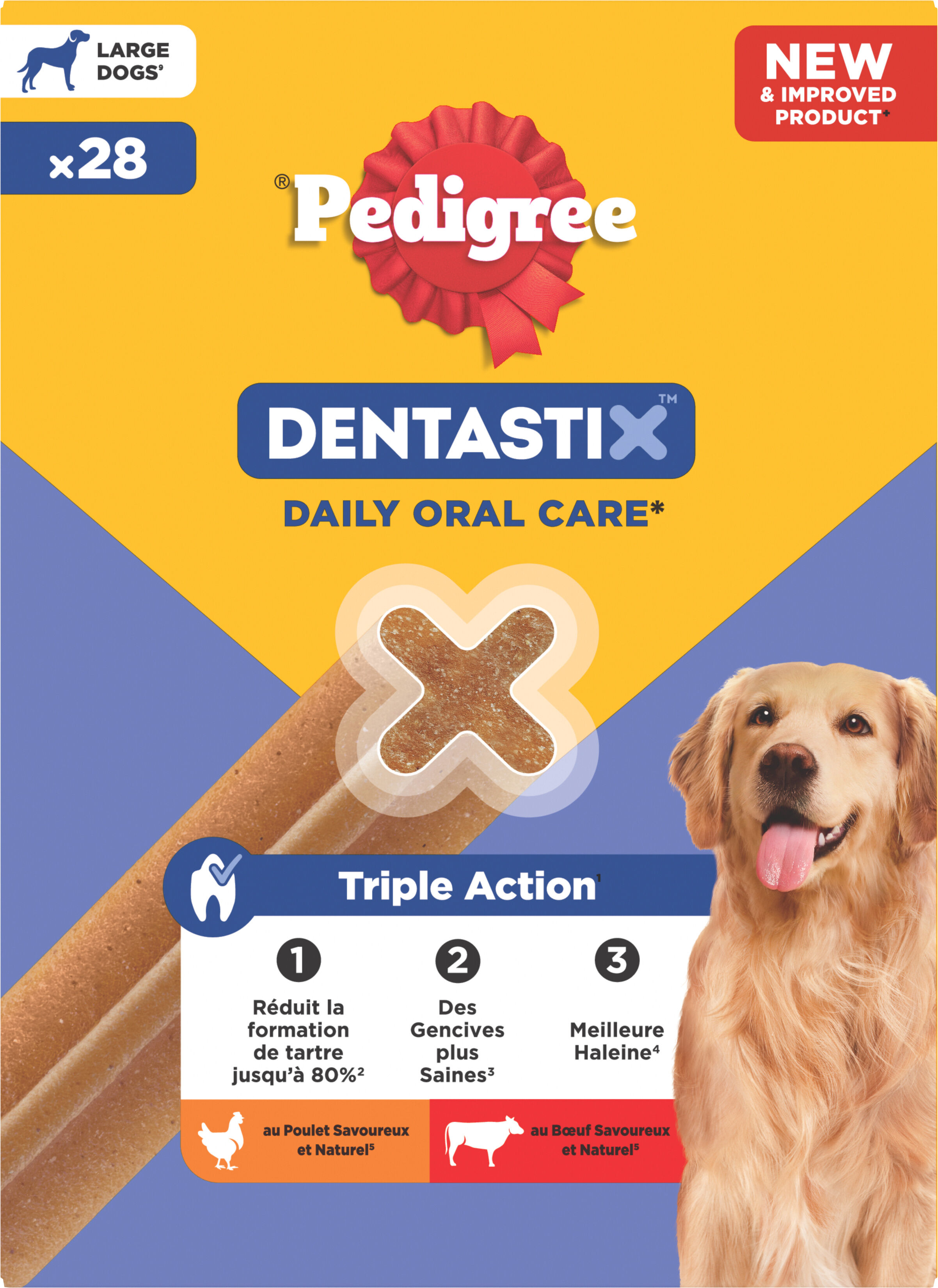 Pedigree - Friandises Dentastix pour Chien de Grande Taille - x28 Image num&eacute;ro 1