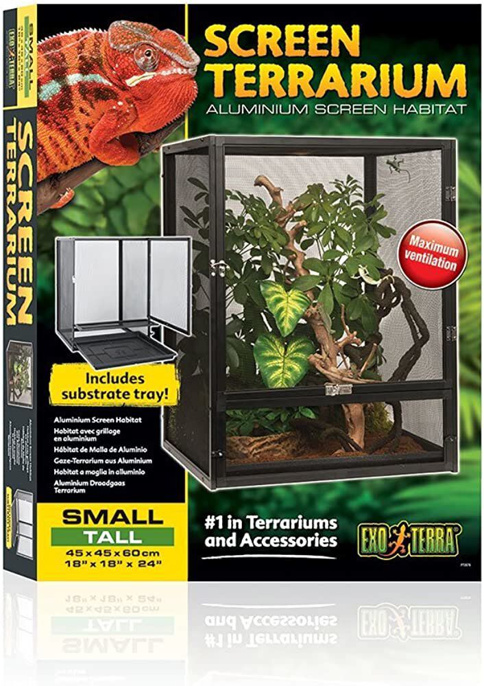 Exo Terra - Terrarium Exo Screen S pour Reptiles - 45x45x60cm Image num&eacute;ro 1