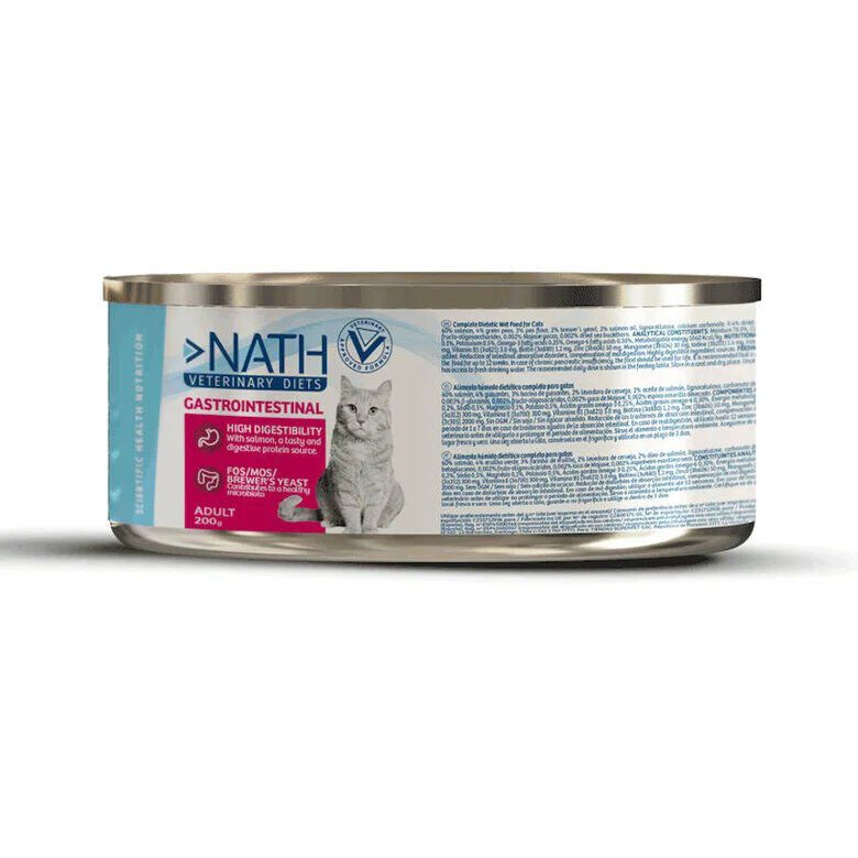 Nath Veterinary Diet - Aliment humide Gastro Intestinal pour Chat - 200G Image num&eacute;ro 1