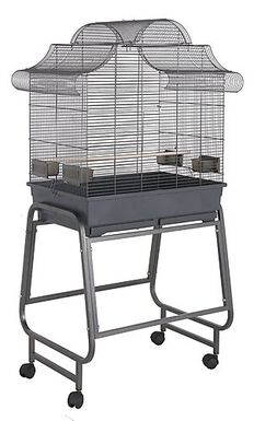 United Bird - Cage Trinita avec roulettes pour Oiseaux - Anthracite