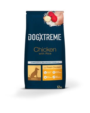 DogXtreme - Croquettes au Poulet Frais pour Chien de Toute Race - 12Kg