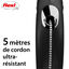 Flexi - Laisse Classic avec Cordon Noir pour Chien - M 5m Indicateur image numéro 2