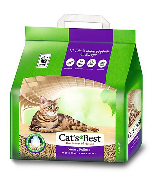 Cat's Best - Litière Végétale Smart Pellets pour Chat - 2,5Kg image number null