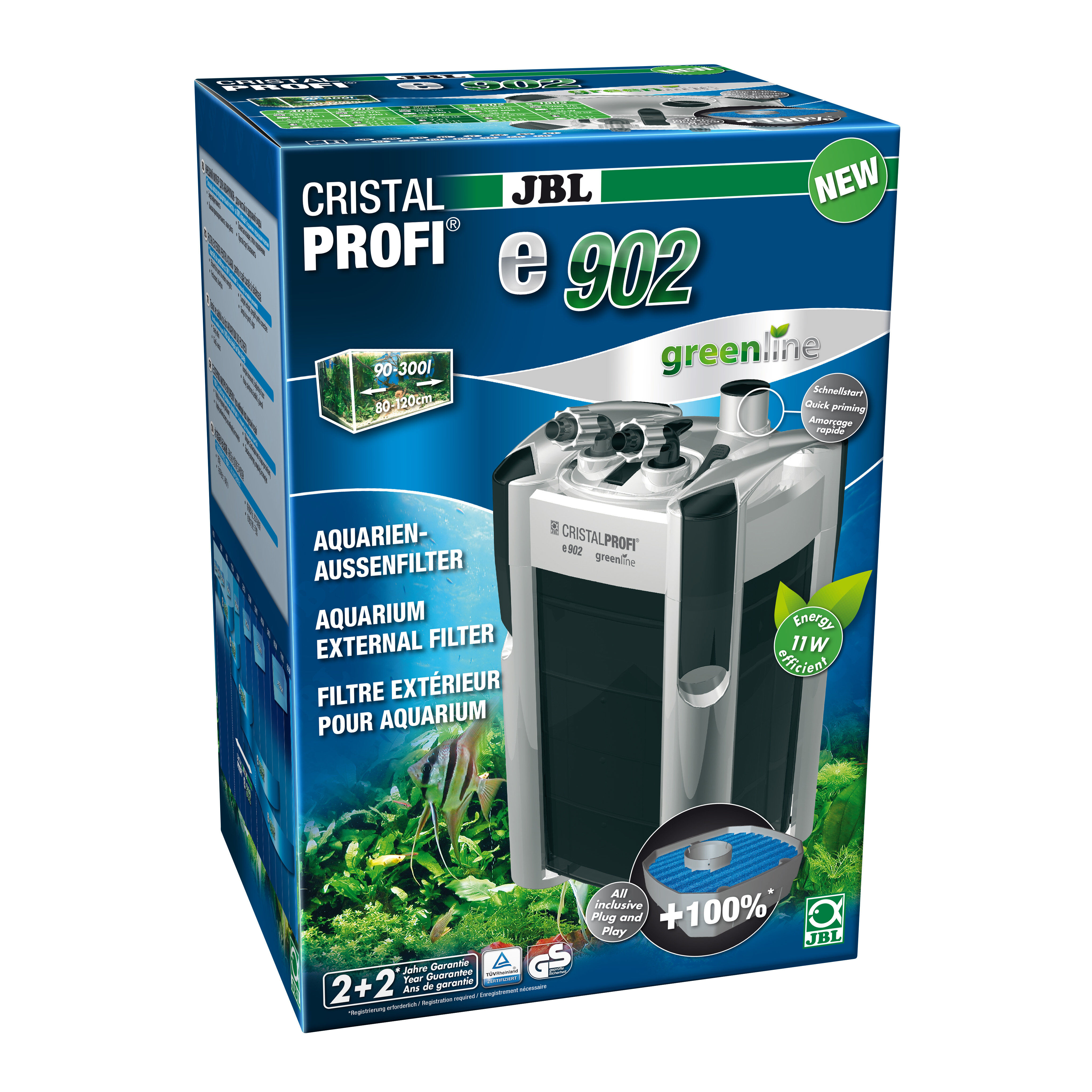 JBL - Filtre Ext&eacute;rieur CRISTALPROFI E902 Greenline pour Aquarium Image num&eacute;ro 1