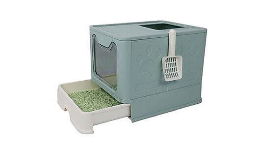 Animalis - Maison de Toilette IN et OUT pour Chat - 51x41x38cm image number null