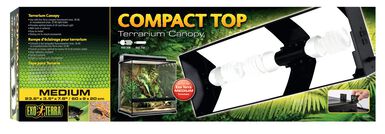 Exo Terra - Support d'Eclairage Galerie Compact pour Terrarium - 60x90x20cm