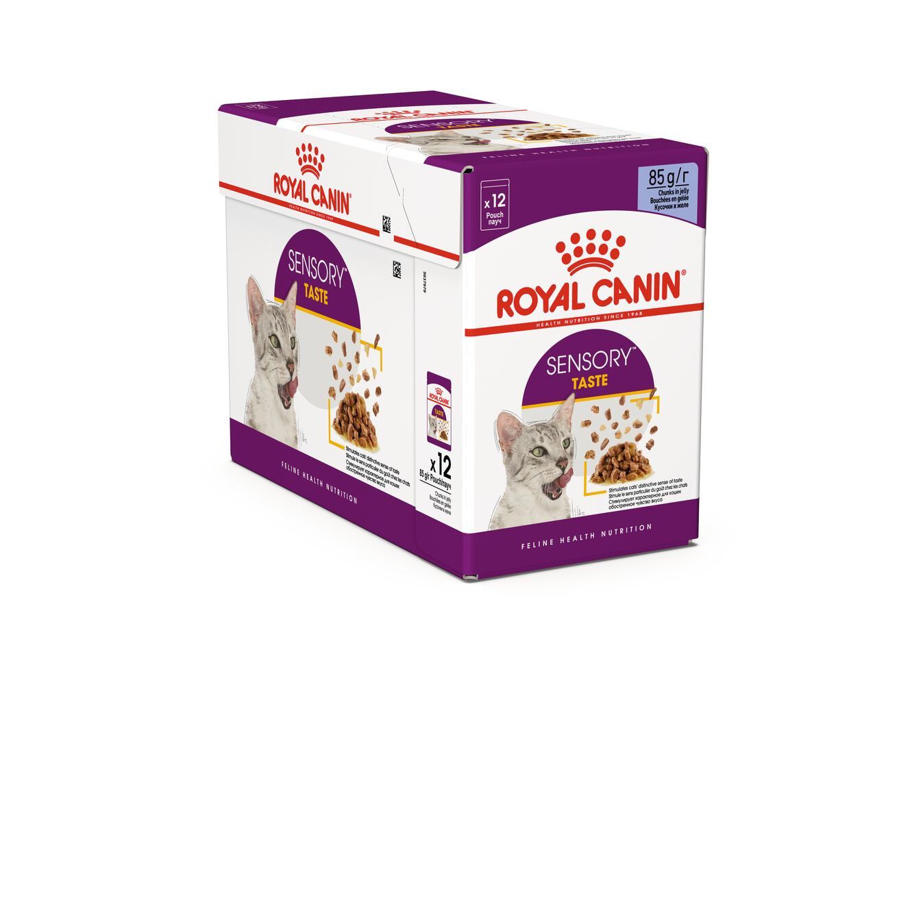 Royal Canin - P&acirc;t&eacute;e Sensory Taste en Gel&eacute;e pour Chat - 12x85g Image num&eacute;ro 1