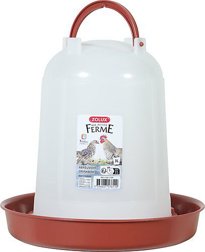 Zolux - Abreuvoir Terra pour Basse Cour - 3L Image num&eacute;ro 1