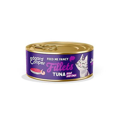 Edgard & Cooper - Filets de Thon et Crevettes pour Chat - 70g