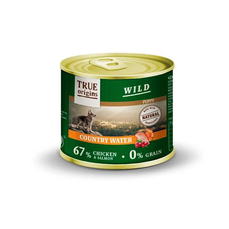 True Origins Wild - P&acirc;t&eacute;e au Poulet & Saumon pour Chiots - 200G Image num&eacute;ro 1