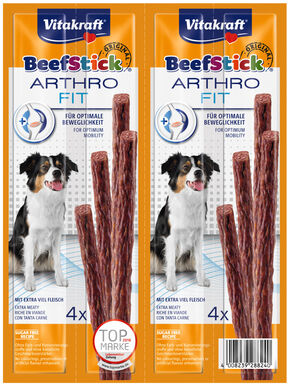 Vitakraft - Bâtonnets Beef-Stick Arthro Fit pour Chien - 4x12g
