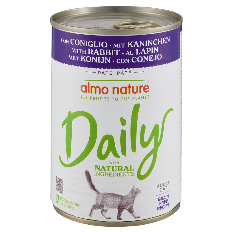 Almo Nature - Pâtée Dailygrain Free Lapin - 400g Image numéro 1 Almo Nature - Pâtée Dailygrain Free Lapin - 400g Image numéro 1