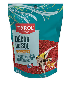 Tyrol - Quartz Fluo Rouge pour Aquarium - 800g