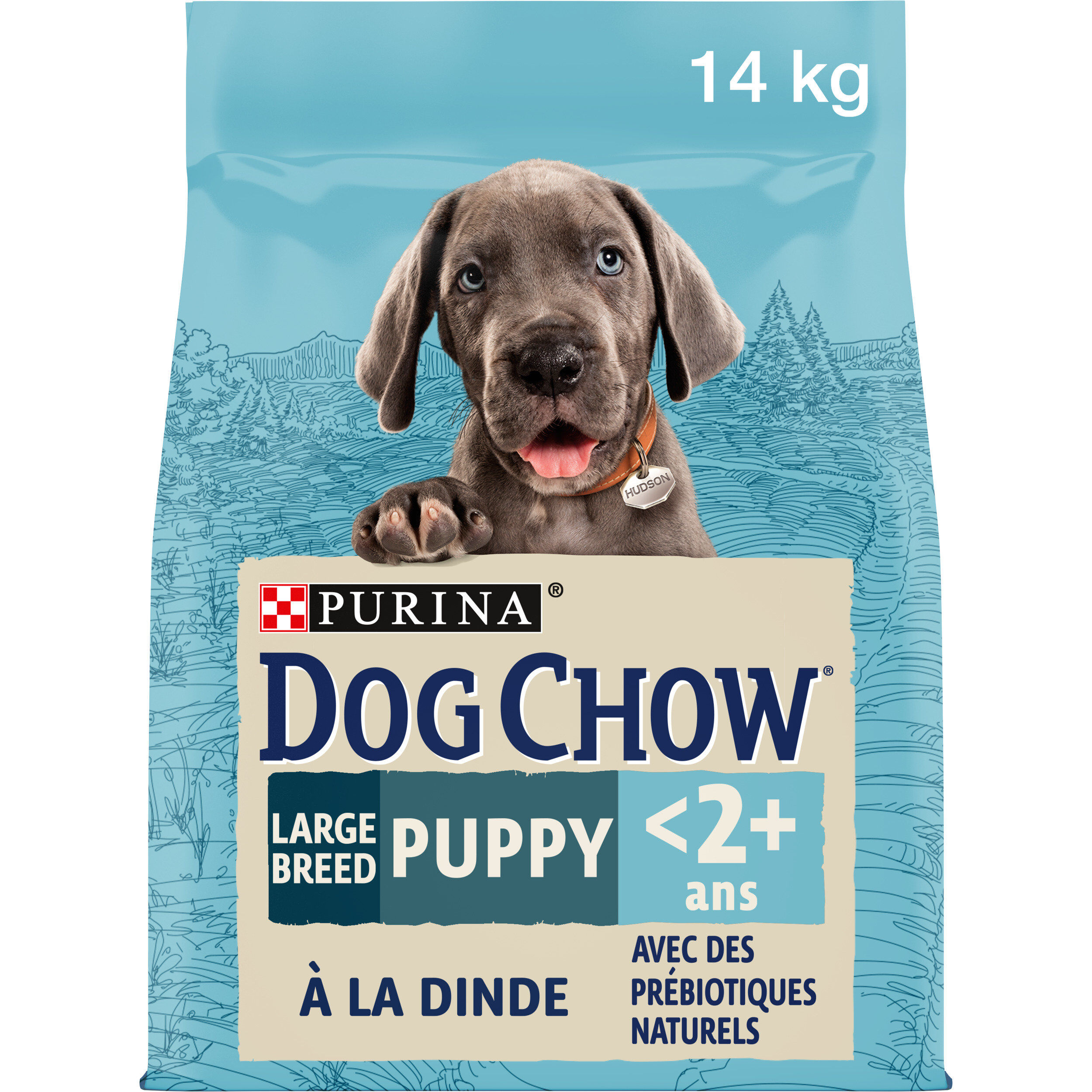 Dog Chow - Chien Puppy Large Breed avec de la Dinde - 14 Kg Image num&eacute;ro 1