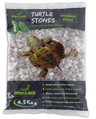 Reptiles Planet - Galets de Rivère Naturels Turtle Stones pour Terrarium - 4,5Kg