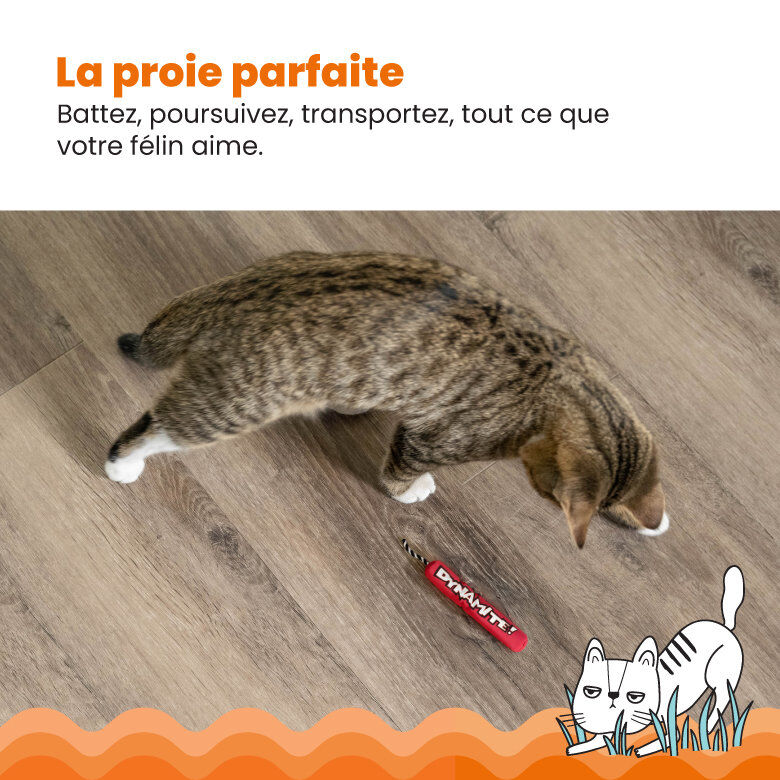 Outward Hound - Jouet Dynamite Green Magic pour Chats - Rouge Image num&eacute;ro 5