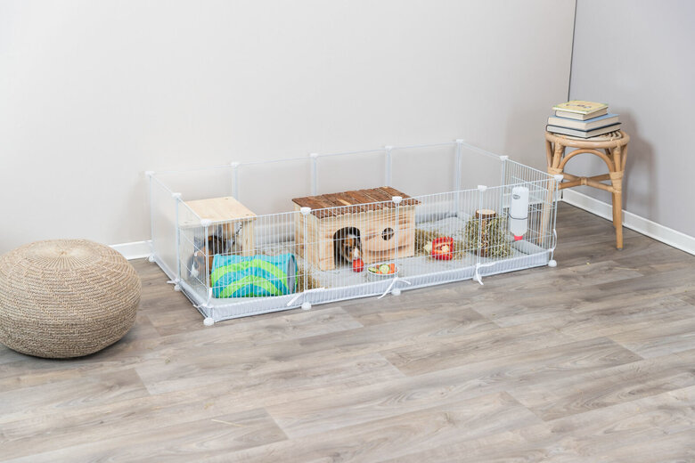Trixie - Base pour Enclos Intérieur pour Lapins et Cochons d'Inde - 140x70cm Image numéro 3 Trixie - Base pour Enclos Intérieur pour Lapins et Cochons d'Inde - 140x70cm Image numéro 3