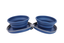 Gotoo - Gamelle de Voyage Pliable Double en Silicone avec Etui - 2x760ml Indicateur image num&eacute;ro 2