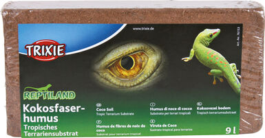 Trixie - Humus de fibres de coco, substrat, pressé, produit 9 l