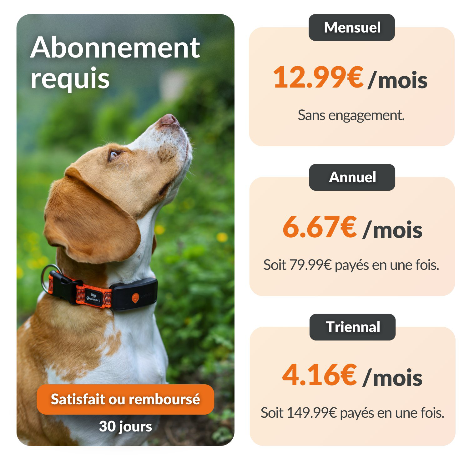 Weenect - Collier GPS XT Chiens - Noir Image num&eacute;ro 12
