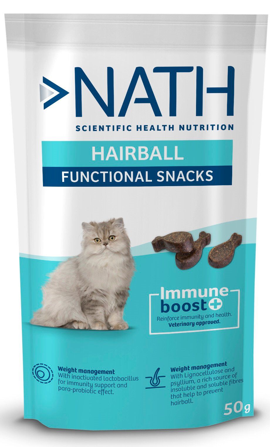 Nath - Friandises Adult Sterilised Immune boost+ pour Chats - 50g Image num&eacute;ro 1