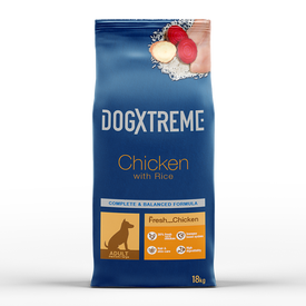 DogXtreme - Croquettes au Poulet Frais pour Chiens de Toutes Races - 18Kg