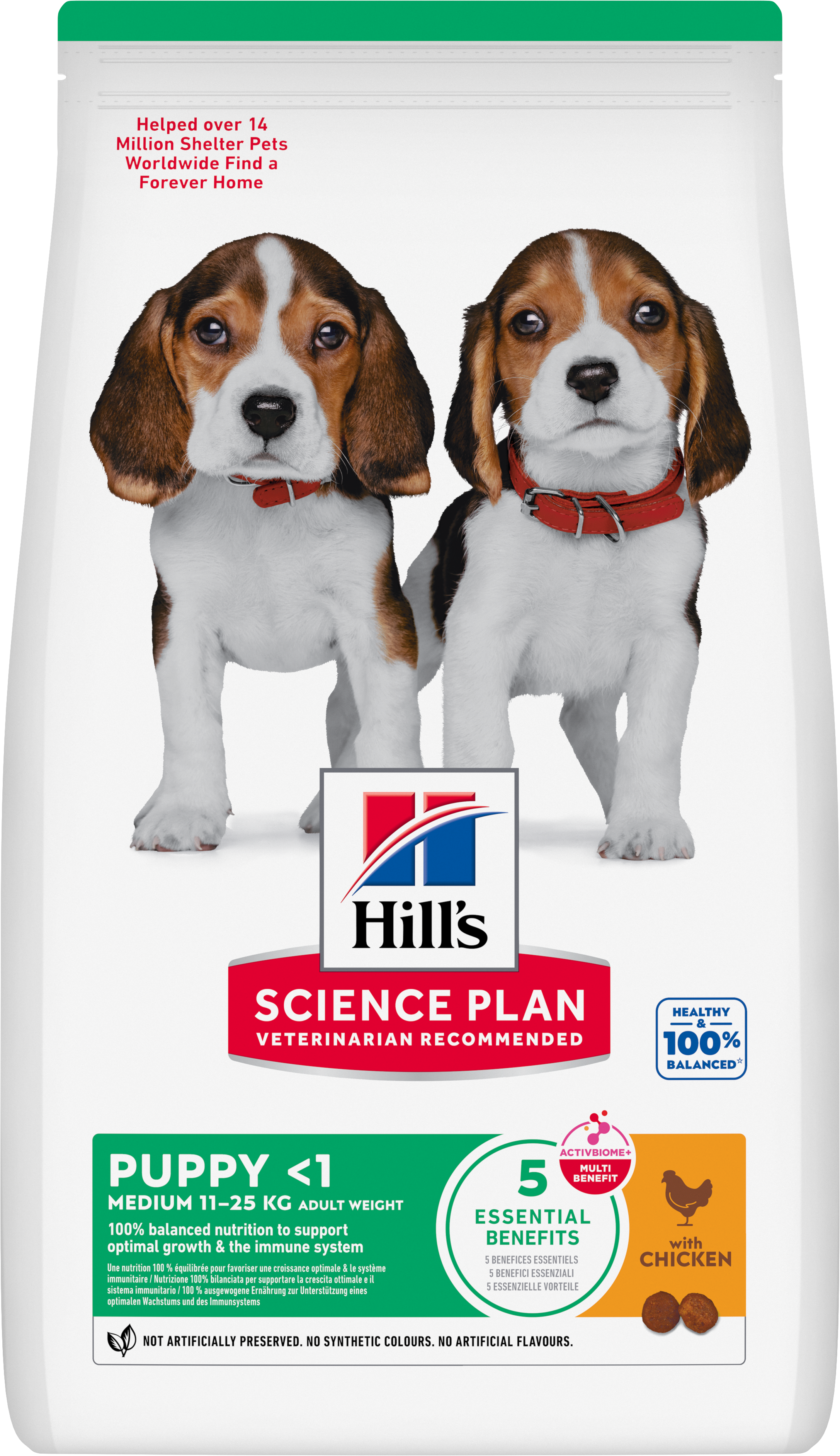 Hill's Science Plan - Puppy Croquettes Pour Chiot Au Poulet  -  2,5kg Image num&eacute;ro 1