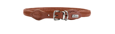 Hunter - Collier Round & Soft Canadian Up en Cuir de Bœuf Cognac