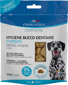 Francodex - Friandises Hygiène Bucco-Dentaire pour Chiens - 75g