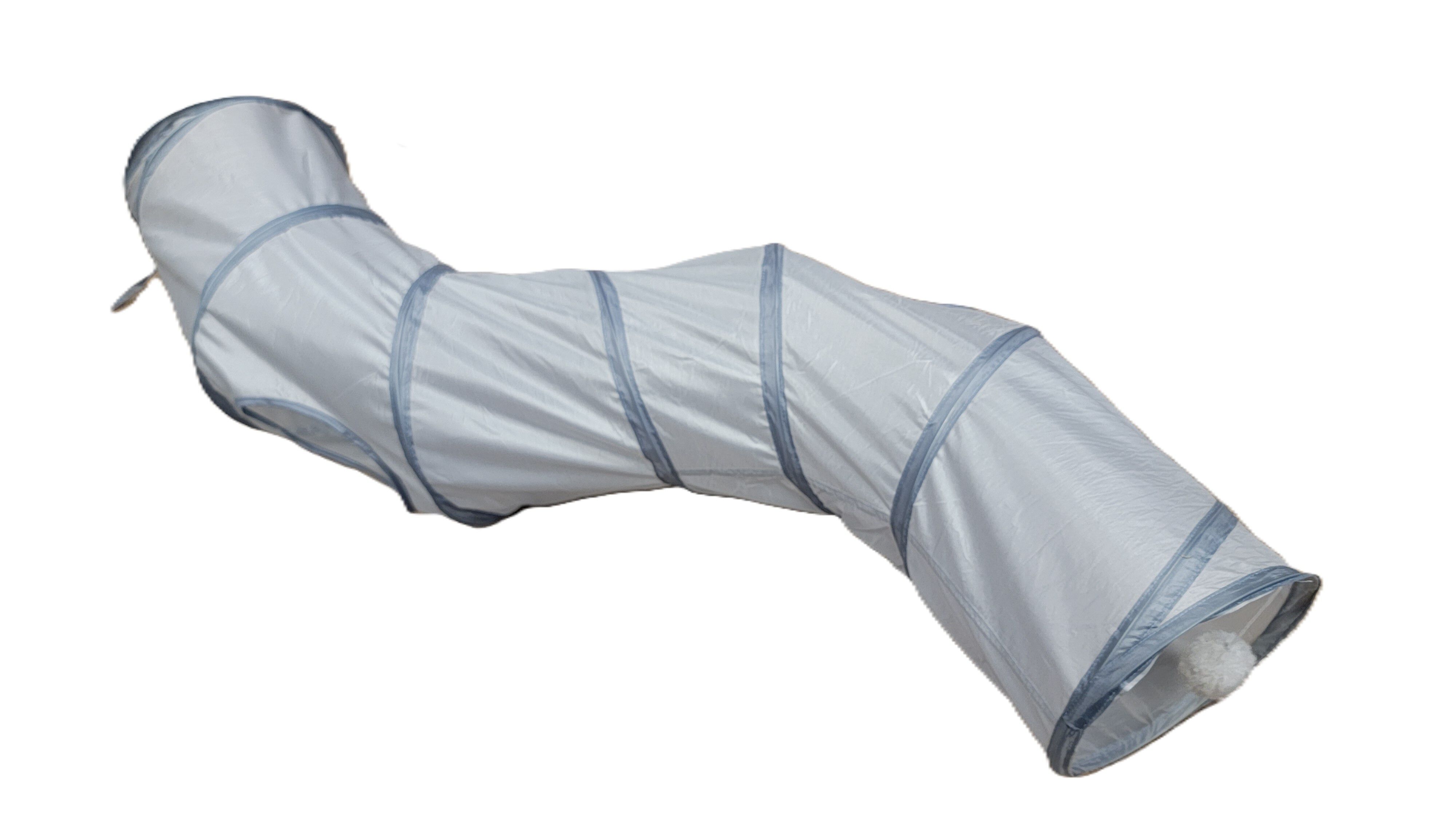 Tootoy! - Tunnel Torsad&eacute; avec Balle Suspendue pour Chats - 127cm Image num&eacute;ro 2