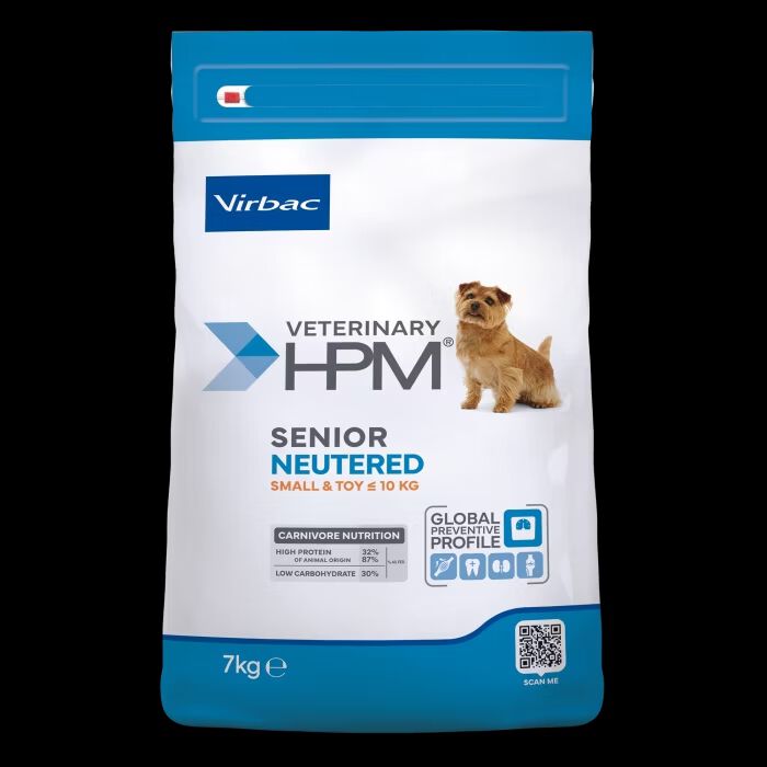 Vibrac - Croquettes Veterinary St&eacute;rilis&eacute; HPM Senior Neutered Pour Petits Chiens -7Kg Image num&eacute;ro 1