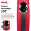 Flexi - Laisse Classic avec Sangle pour Chien Rouge - XS (3m) Indicateur image num&eacute;ro 2
