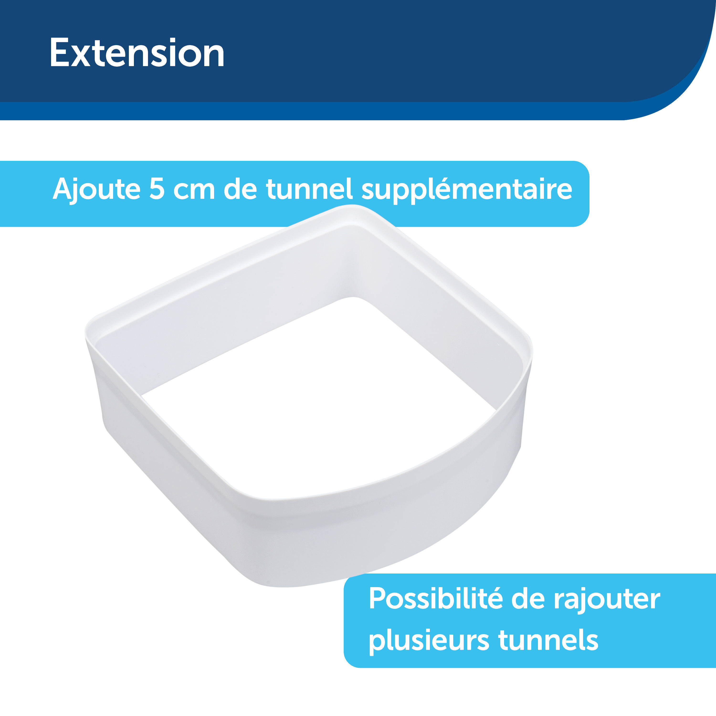 PetSafe - Tunnel Extension Microship pour Chats - Blanc Image num&eacute;ro 5