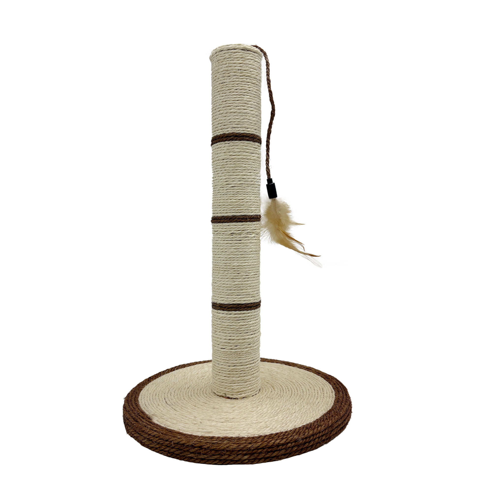 Leeby - Poteau &agrave; Griffoir pour Chats - Marron Image num&eacute;ro 2