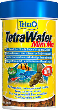 Tetra - Aliment Complet TetraWafer Mini Mix pour Poissons de Fond et Crustacés - 100ml