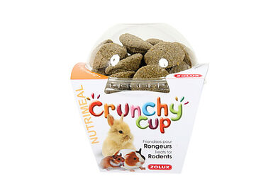 Zolux - Friandises Crunchy Cup à la Luzerne et Persil pour Rongeur - 200g