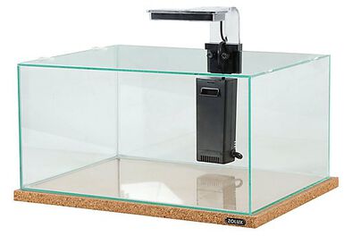 Zolux - Kit Aquarium Betta Rek Noir pour Poissons d'Eau Douce - 23L