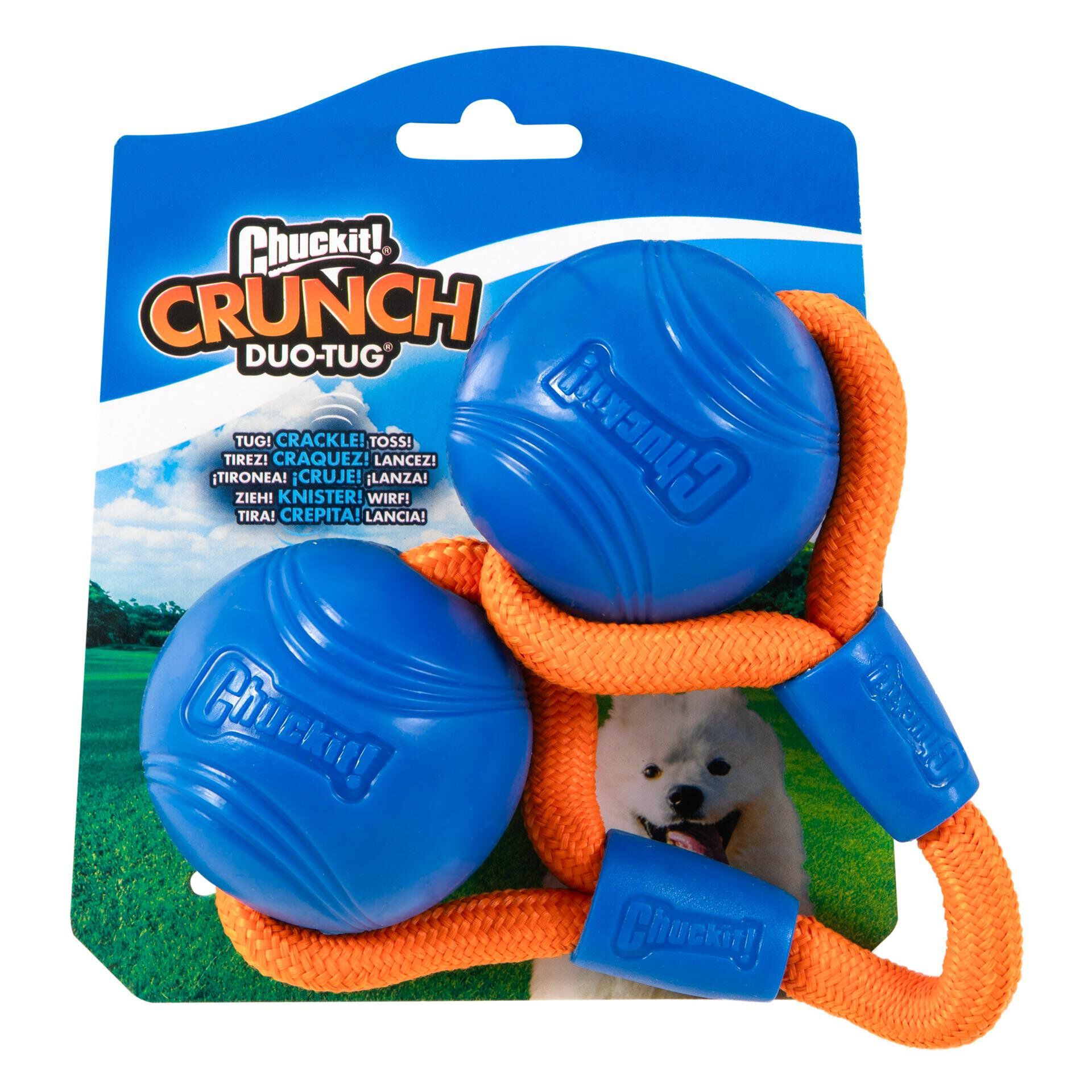 ChuckIt! - Jouet Crunch Ball Duo-Tug pour Chiens Image num&eacute;ro 1