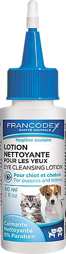 Francodex - Lotion Nettoyante pour les Yeux pour Chiot et Chaton - 60ml Image num&eacute;ro 1